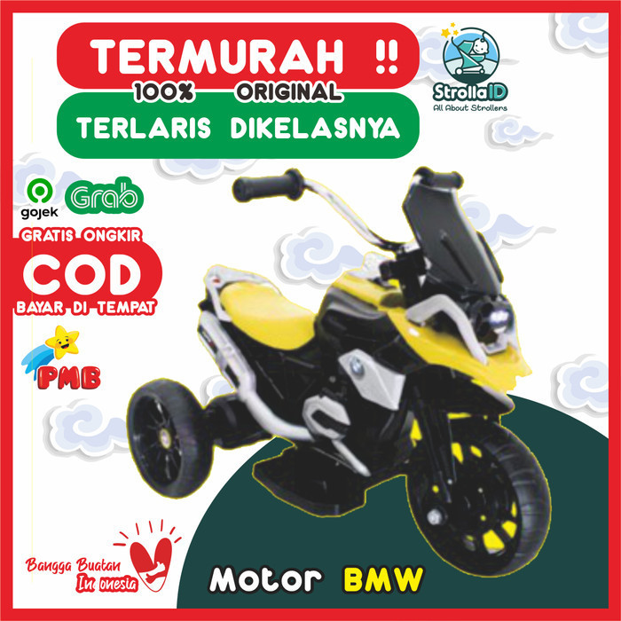 Sepeda Motor Aki Mobil Aki Anak Pmb Motor Type 888 Aki Baterai Mainan