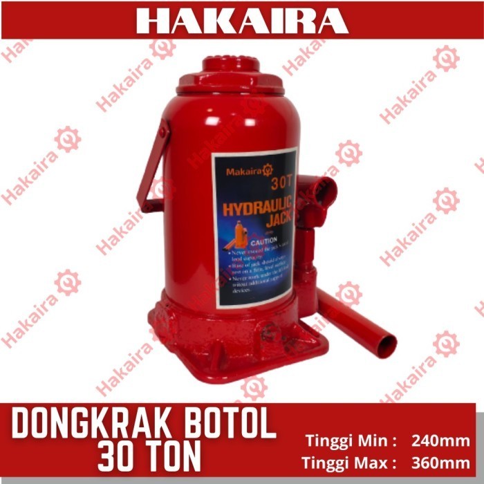 Dongkrak Botol 30 Ton Makaira - Dongkrak Murah Surabaya - Spare Part