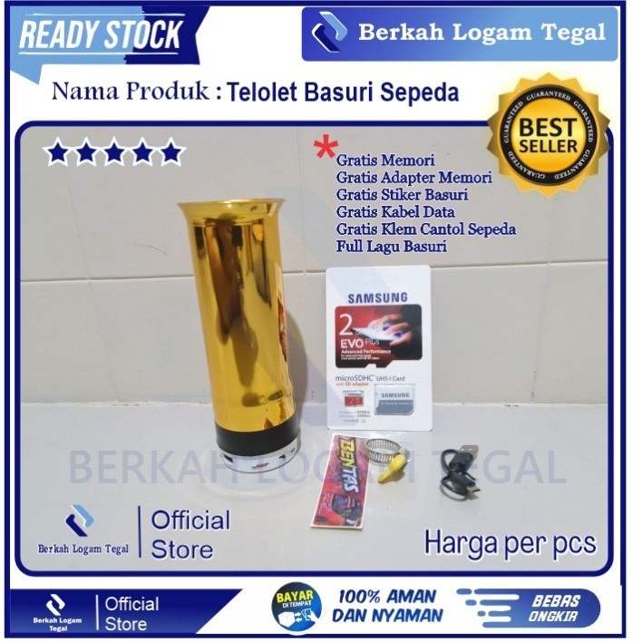 SALE klakson telolet basuri sepeda toa suara klakson bel bus basuri