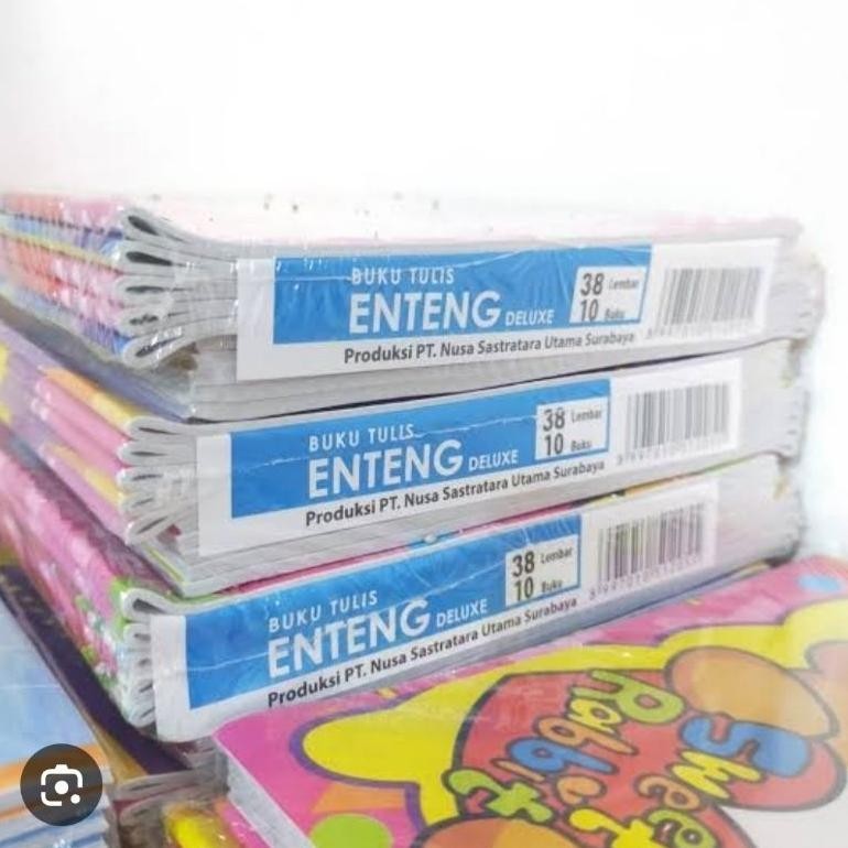 

ede-78 Buku Tulis 38 Lembar Enteng deluxe isi 10 pcs / BUKU TULIS Enteng Deluxe 38 lembar isi 10 pcs Murah