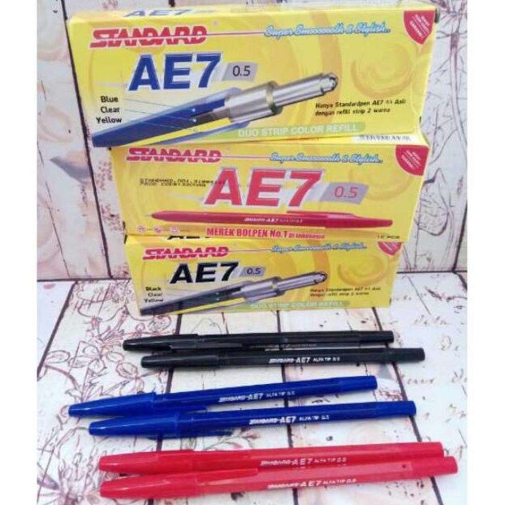 

ed-7 Pulpen Standard AE7 (12 PCS) Murah