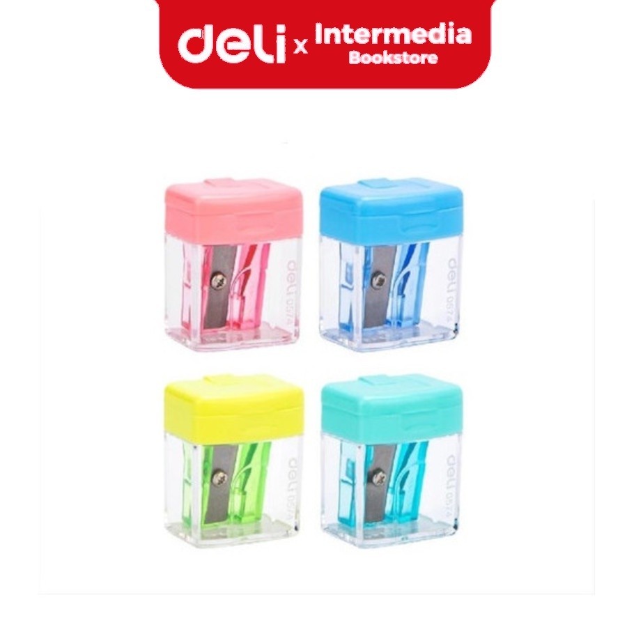 

Deli Rautan Pensil 1 lubang 7mm E0574 dengan posisi mata pisau yang tepat menghindari ujung pensil