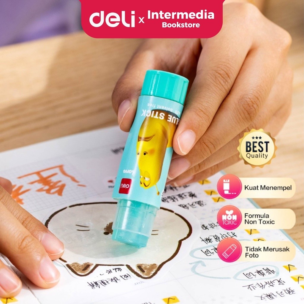 

Deli Larva Series Glue Stick EA211 /Lem Stik 8gram Desain Lucu Tidak Beracun
