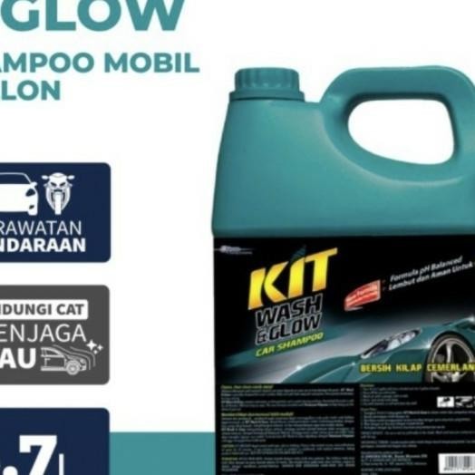 Kit Wash & Glow Car Shampoo Mobil - 3,7L Kit Wash And Glow 3700Ml