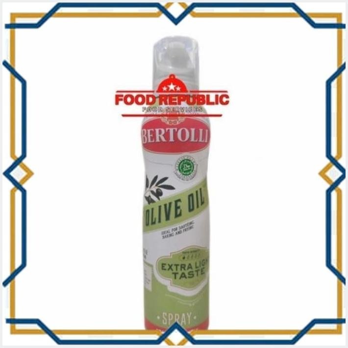 

[IKK] BERTOLLI EXTRA LIGHT OLIVE OIL SPRAY 145ML/MINYAK ZAITUN HALAL