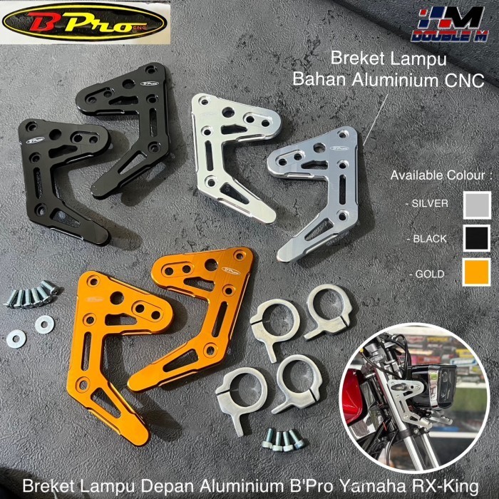 Bracket Breket Lampu Rx King Kupingan Lampu Rx King Cnc Bpro