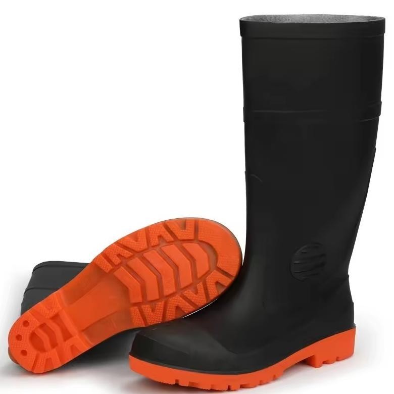Flash  Sale Sepatu Boot Karet Hitam Panjang Wilmer Sepatu Bot Karet 8.8