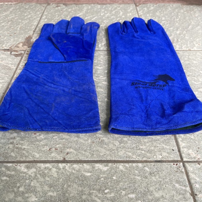 Sarung Tangan Kulit Las Sarung Tangan Las Tebal Lembut Hand Gloves