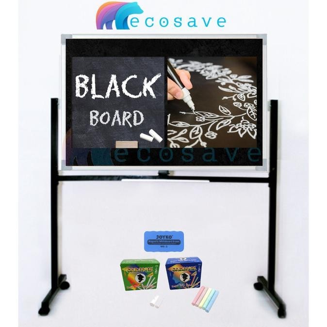 

Blackboard Spidol SAKANA 90x120 cm ( Kaki ) Single - Termasuk Ongkir