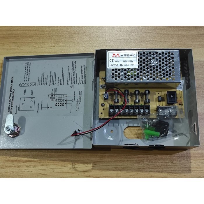 Terlaris Power Supply Box 12V 5A Power Supply 12V 5A