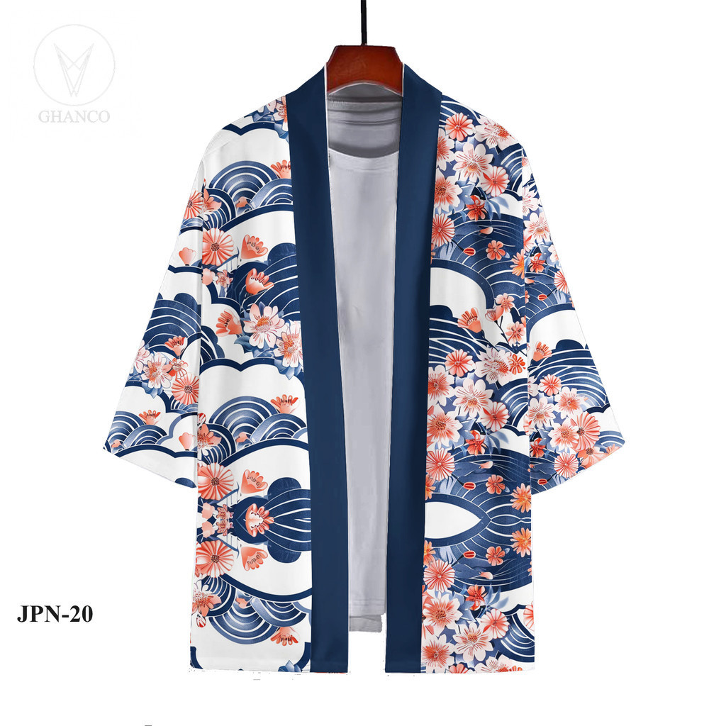 Kimono Pria Wanita Outer Outwear Jepang Design