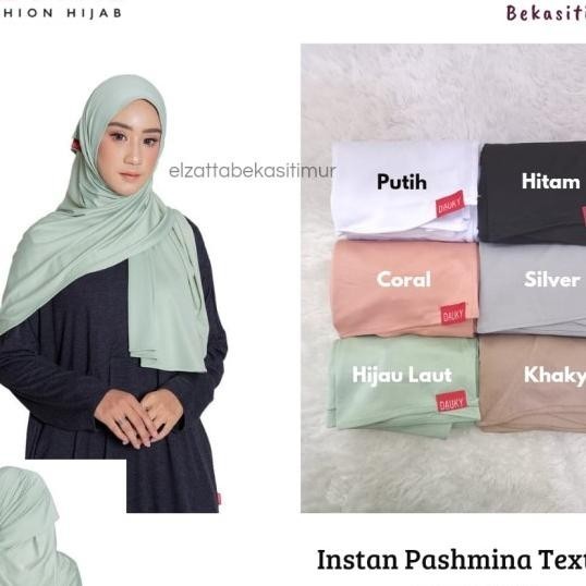 Hijab Instan Pashna Texture Dauky