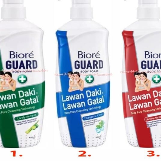 Biore Guard Lawan Daki Lawan Gatal 550Ml Blue U Sabun Mandi Cair
