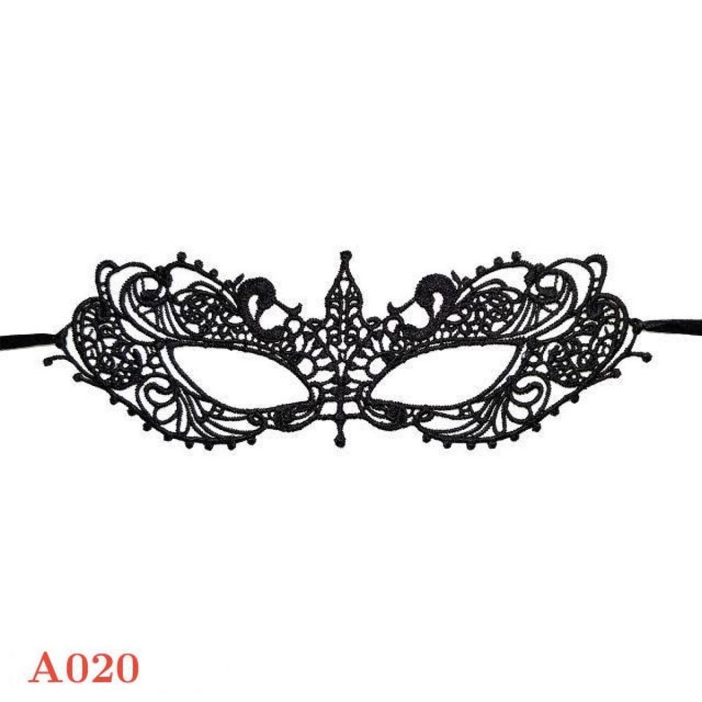 A020 Mask Topeng Karnaval Penutup Mata Hitam