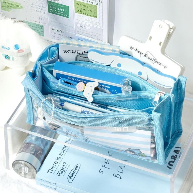 

Ad-3 Tempat Pensil Besar Kotak Pensil Aesthetic Pencil Case Korea Tas Pensil Transparan Peralatan Sekolah Lucu Stationery Organizer Mega Sale