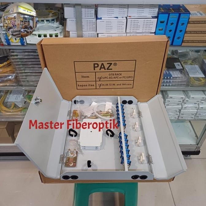 PAZ OTB WALLMOUNT 24 CORE + ADAPTOR SC UPC SM ORIGINAL PAZ / ODF WALL 24 CORE PAZ 2807T