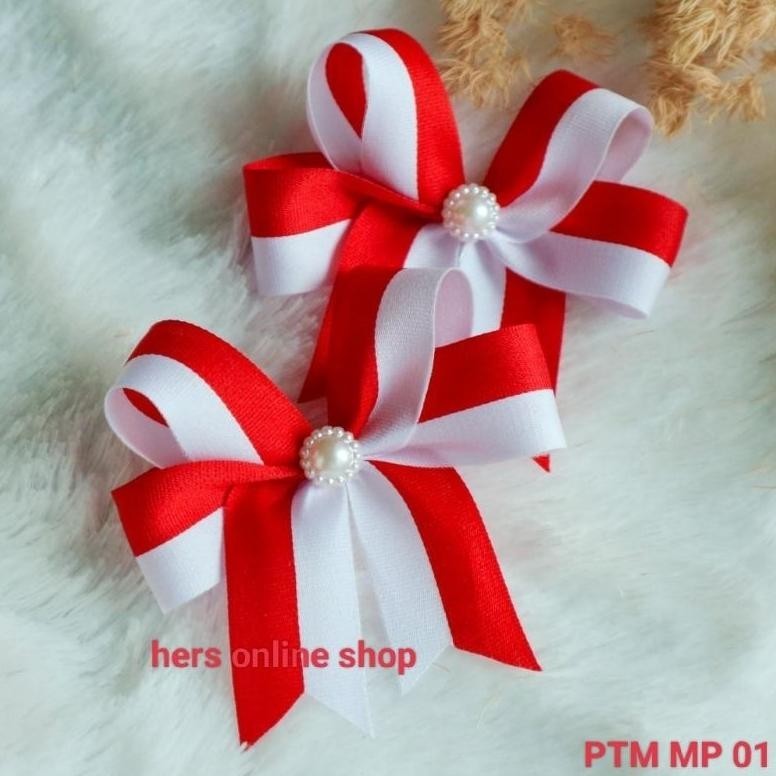 

FLASH SALE Pita merah putih siap pakai, pita panitia 17 sdh ada peniti / bross kerudung hijab atau pita utk hampers(1pak isi 10) BIG SALE