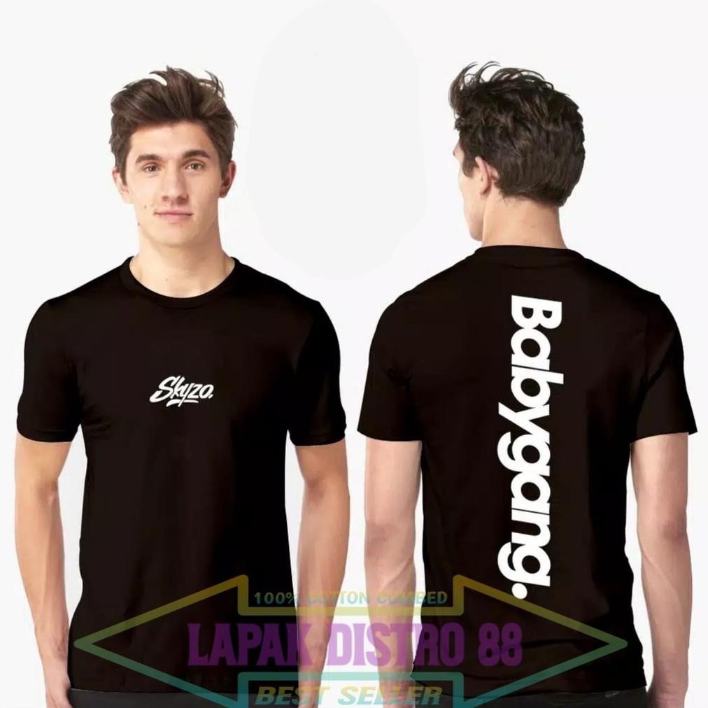 Promo Kaos Babygang Skyzo Termurah Baju Anak Dewasa Pria Wanita