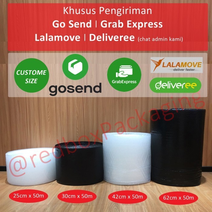 

JUAL BUBBLE WRAP ROLL 42cm x 50m KUALITAS BAIK