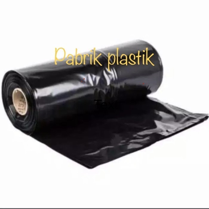

JUAL Plastik roll hitam plastik packing 60cm Anti sobek, basah HITAM PEKAT