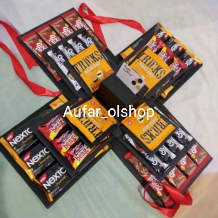 

HARGA DISKON Explosion Box Snack/Surprise Box/Snack Uang Tarik/Explosion Box