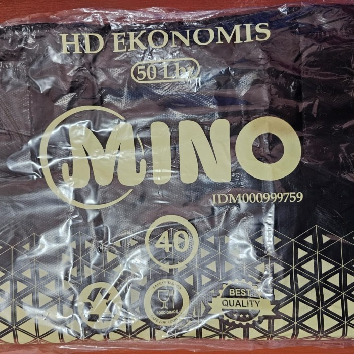 

DISKON Kantong Plastik Kresek Tipis Ekonomis 40 Hitam 50 Lembar