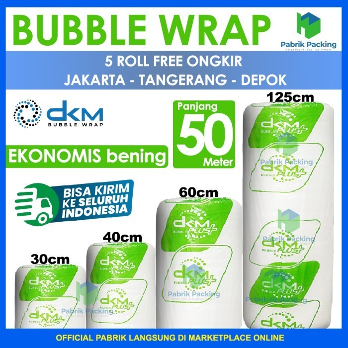 

SALE PLASTIK BUBBLE WRAP BENING HIJAU / BUBBLE WRAP MURAH DKM 50 meter