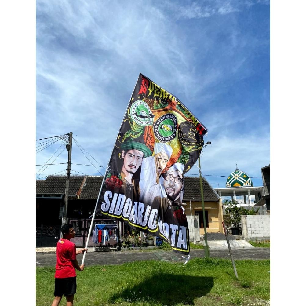 PROMOOO BENDERA CUSTOM SENDIRI/BENDERA BISA DESIGN SENDIRI/BENDERA MAJELIS BESAR/MINI FLAG BENDERA U