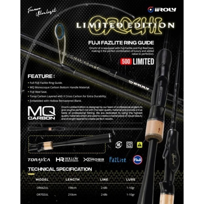 JORAN IROLY OROCHI LIMITED EDITION 662/702 + FREE PACKING