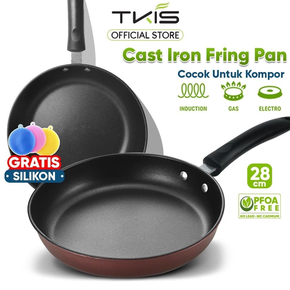 SALE TKIS Frypan 28 Cm Wajan Panci Penggorengan Anti lengket