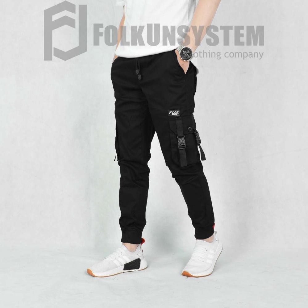 Celana Cardinal Panjang Pria Gunung Cargo Joger Pria Folksystem