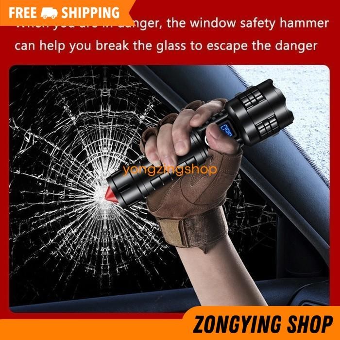 SENTER SWAT LED SUPER TERANG XHP70 / SENTER LED XHP-70 CAS USB OUTDOOR ZONGYING SHOP PRODUK PILIHAN