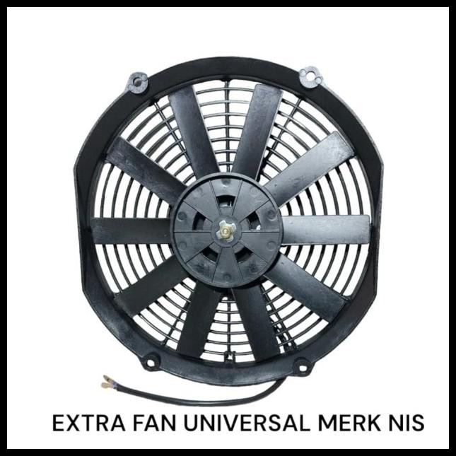 DISKON EXTRA FAN 12 INCH 12V HISAP-TIUP MURAH 