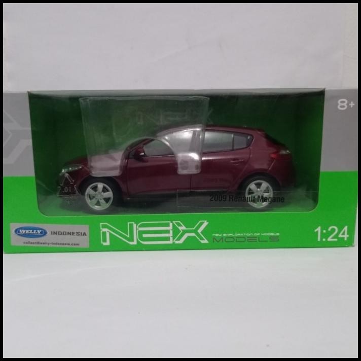 DISKON DIECAST MOBIL RENAULT MEGANE SPORT WELLY 1:24 MINIATUR MOBIL KOLEKSI 