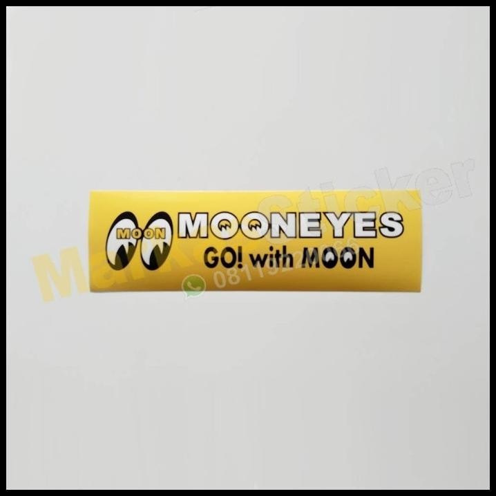 

TERBARU STICKER MOONEYES GO! WITH MOON OFFICIAL TEMPEL DALAM !!!!