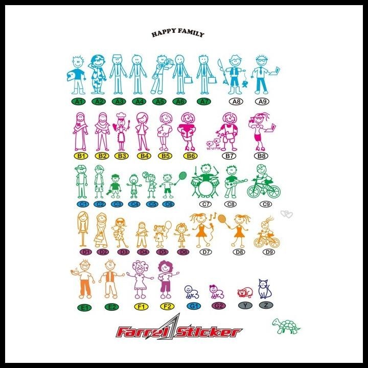 

HOT DEAL STIKER KELUARGA STICKER HAPPY FAMILY