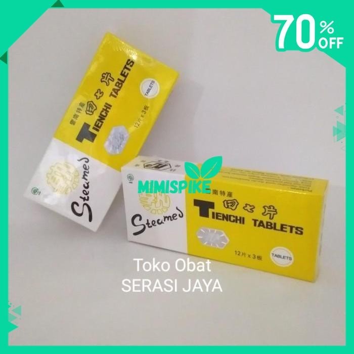 

TIENCHI TABLET STEAMED NF BRAND 3 BLISTER @12 TABLET (KUNING) BY MIMISPIKE !!!!