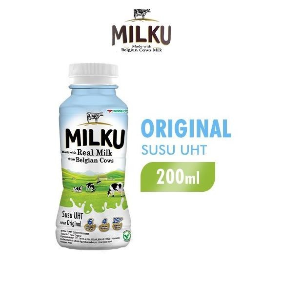 

Milku Susu Uht Susu Siap Minum Original 200Ml X 12 Pcs