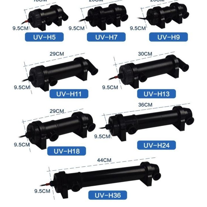 Jebo Uv H-13 Uv H13 Uvh13 (Berikut Lampu Uv 13W)