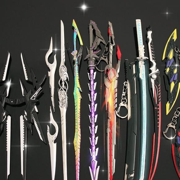 Gantungan Kunci Anime Pedang Swallowed Star Luo Feng Action Figure