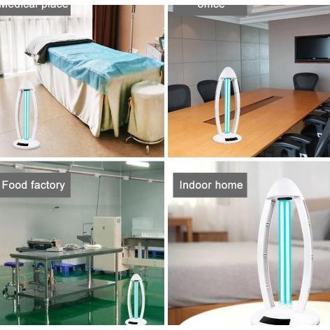 Lampu Uv Sterilizer Disinfection Uv Light 38W Remot Anti Covid-19