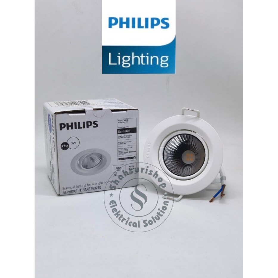 Sukaca - Philips Kyanite 070 Sl201 Lampu Sorot Inbow Led 3 Watt