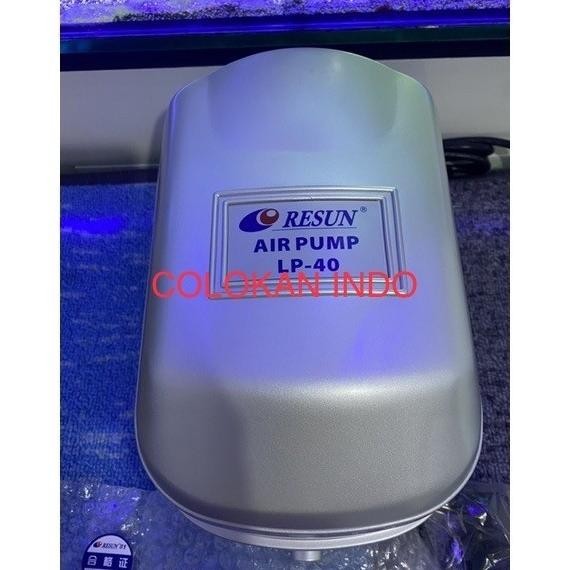 RESUN LP 40 lp-40 LOW NOISE AIR PUMP POMPA OKSIGEN AERATOR