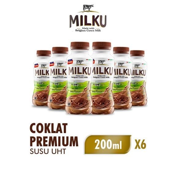 

Milku Susu Uht Rasa Cokelat 200Ml X 6 Pcs