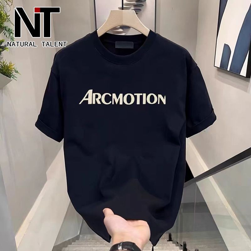 Europe Short sleeve T-shirt couple jacket kaos pria  Baju kaos putih kaos hitam baju distro pria