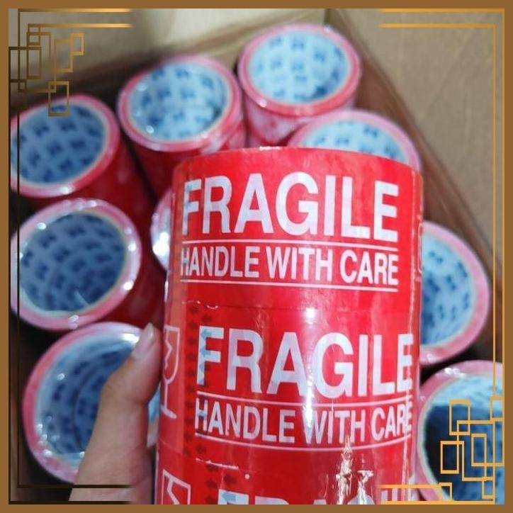 

[APM] LAKBAN FRAGILE FRAGILLE MERAH JANGAN DIBANTING 48 MM X 72 YARD MY TAPE