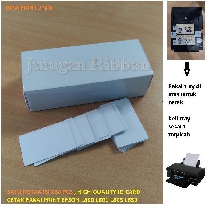 

inkjet ID Card satu kotak isi 230 pcs grade A