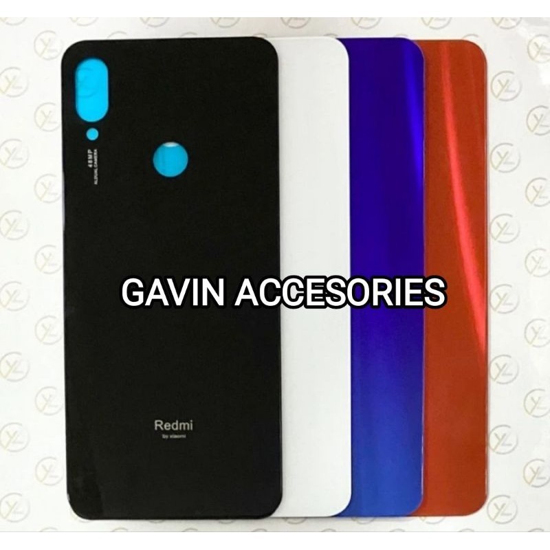 BAYAR DI TEMPAT BACKDOOR TUTUP BELAKANG XIAOMI REDMI NOTE 7 / REDMI NOTE 7 PRO KACA