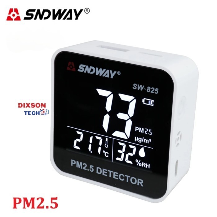 Produk AIR QUALITY DETECTOR MONITOR PM2.5 HUMIDITY TEMPERATURE SNDWAY