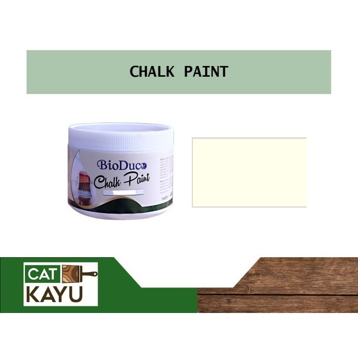 Produk Cat Kayu Putih Tulang Broken White Bioduco Chalk Paint 400g Waterbased